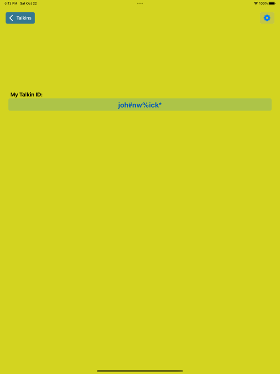 WeTalkin iPad screenshot 5 - Social Networking app