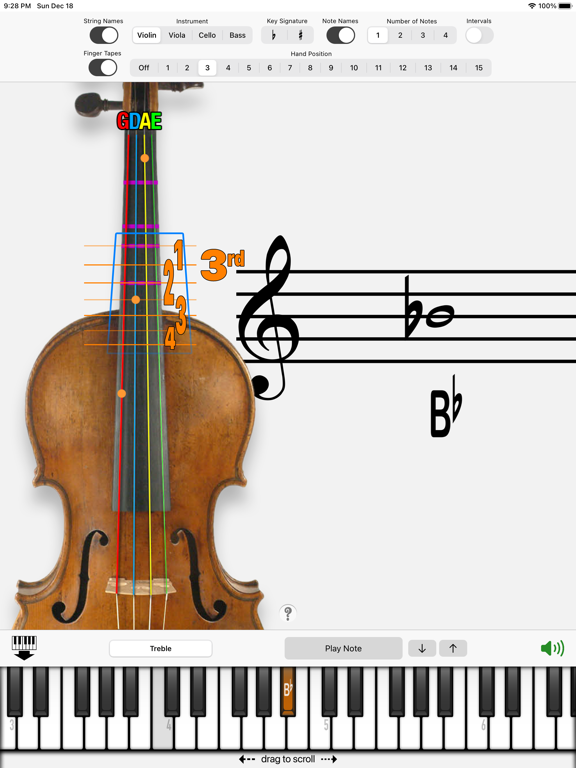 Screenshot #4 pour Fingering Strings