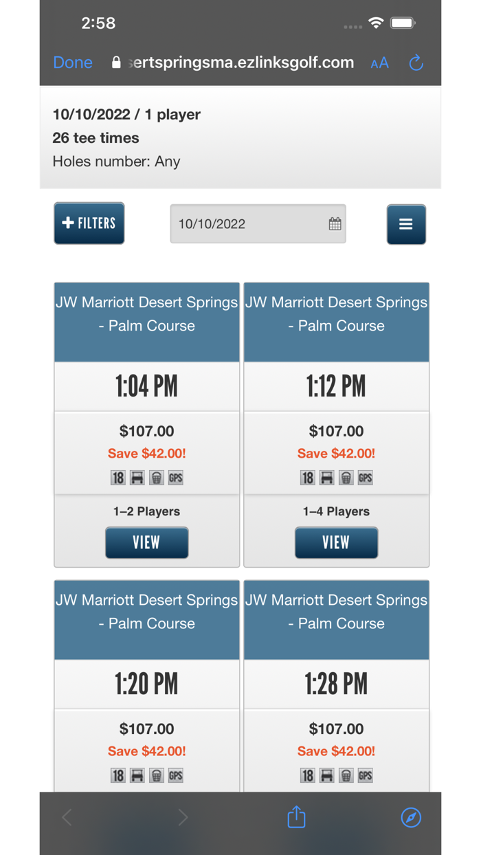 JW Marriott Desert Springs