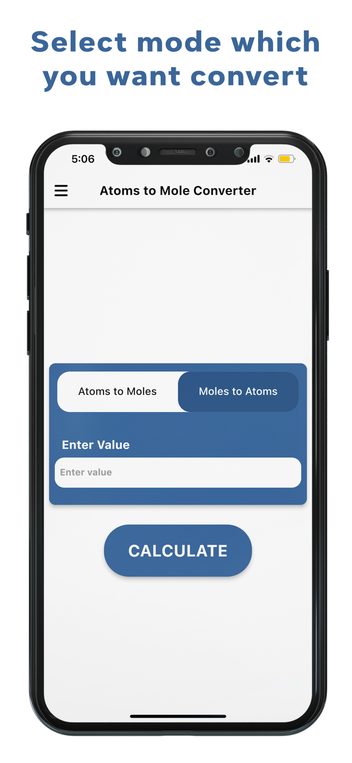 Atoms to Moles Calculator