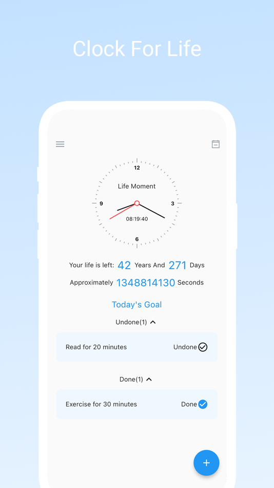 #2. Life Clock-Countdown For Life (iOS) 由: Zhuhai Record Yi Technology Co.,Ltd.