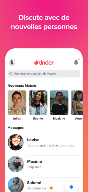 ‎Tinder Rencontre & Rendez-vous Capture d'écran