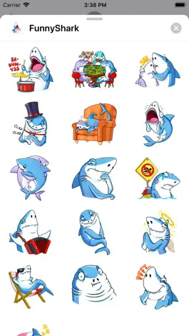 Game screenshot Funny Shark Cute Sticker 2022 hack