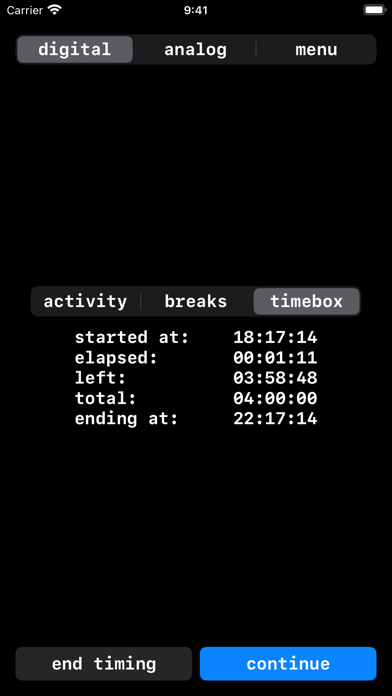 Timebox Pacer Screenshot
