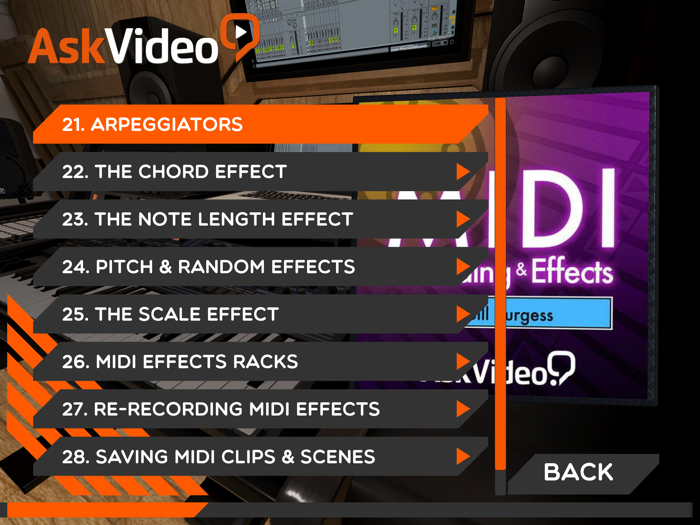 MIDI Recording and Effects