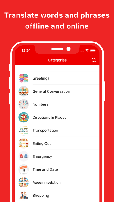 Arabic Dictionary Translator Screenshot