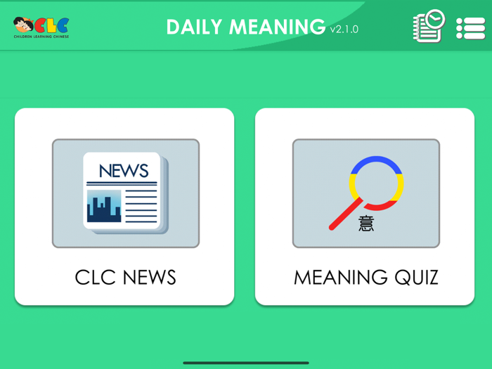 CLC Daily Meaning For Students