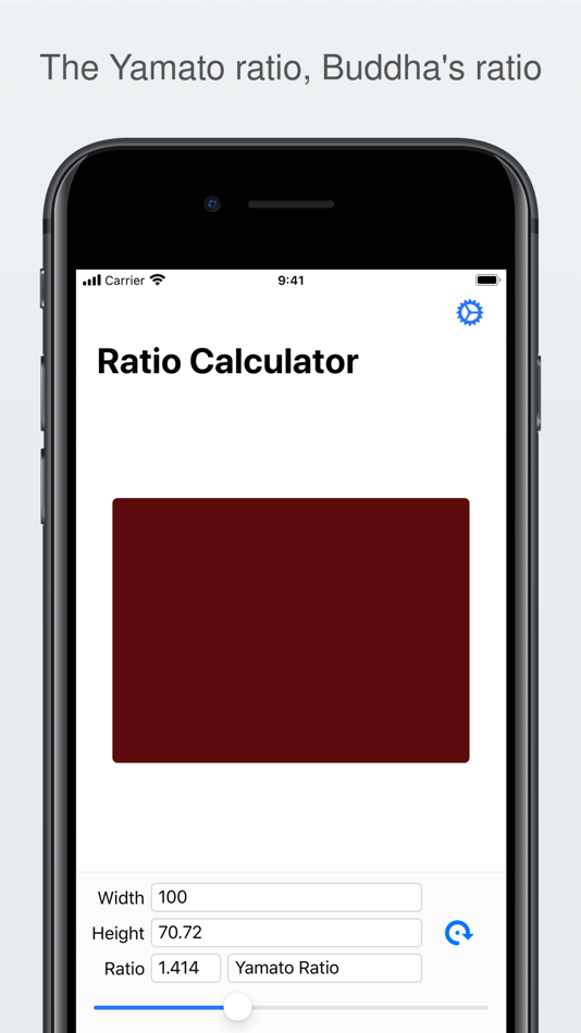#6. Golden Ratio Calculator++ (iOS) 由: Runar Ovesen Hjerpbakk