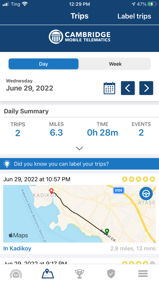 #2. DriveWell Go™ (iOS) 由: Cambridge Mobile Telematics Inc.