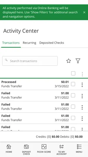 HarvestersCU Mobile Banking screenshot 4