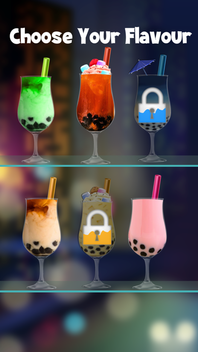 Bubble Tea & Cocktail DIY Game Screenshot