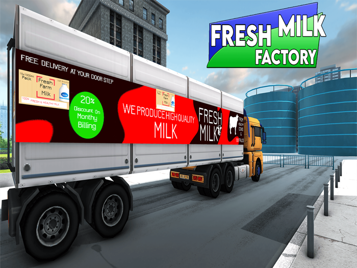Milk Transporter Truck Sim