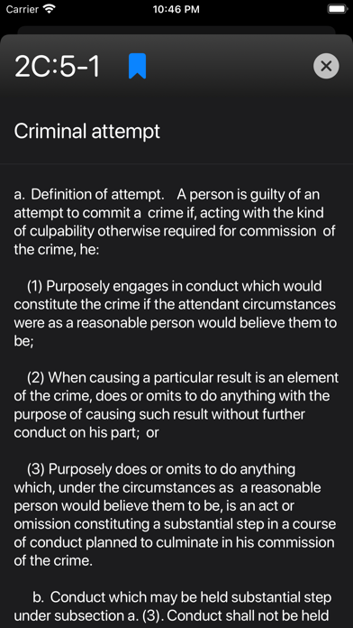 New Jersey Law Codes Screenshot
