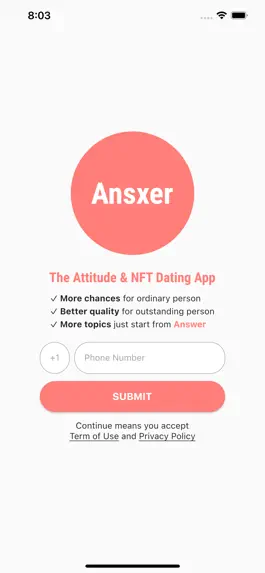Game screenshot Ansxer - Attitude & NFT Dating mod apk