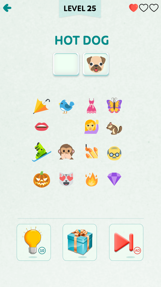 #3. Emoji Puzzle - Guess the Emoji (iOS) By: Rohit Makadia