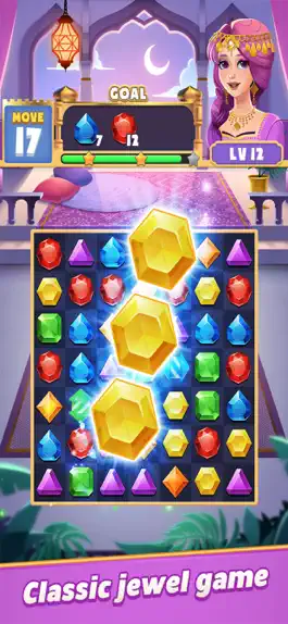 Game screenshot Jewels Magic: Queen Match 3 mod apk