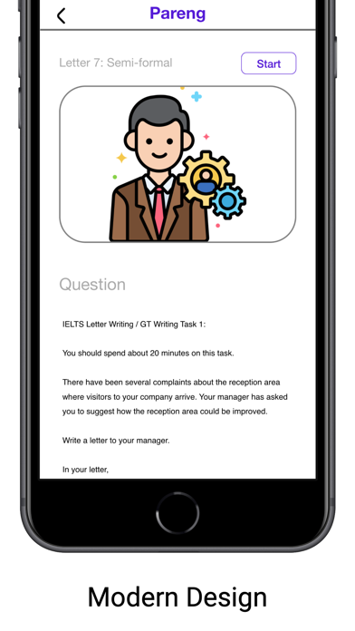 Pareng - IELTS Writing Prep Screenshot