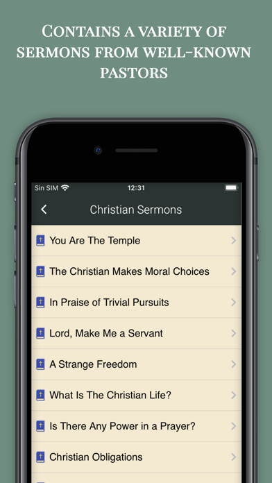 Christian Sermons Word of God Screenshot