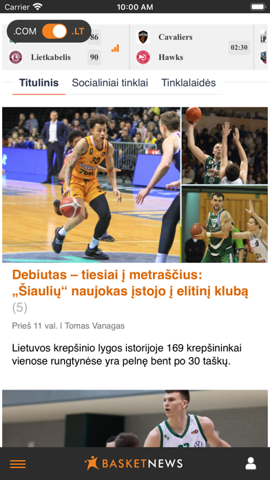 BasketNews Screenshot