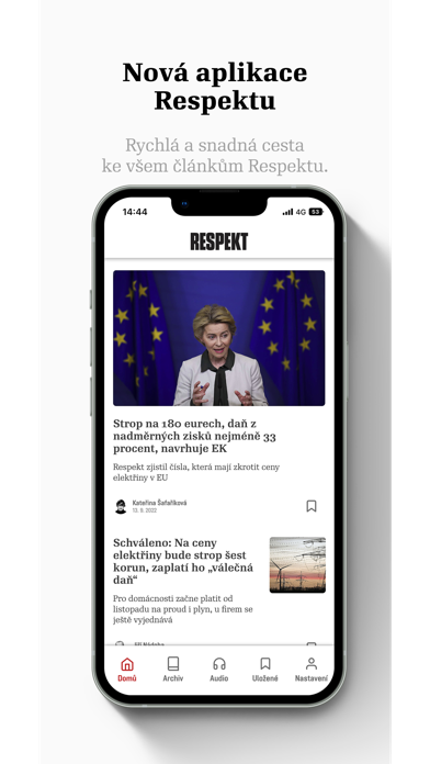Týdeník Respekt Screenshot