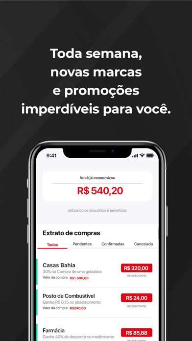ClubCar Benefícios Screenshot