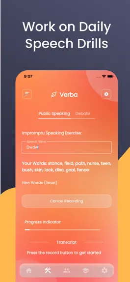 Game screenshot Verba | Public Speaking Coach apk