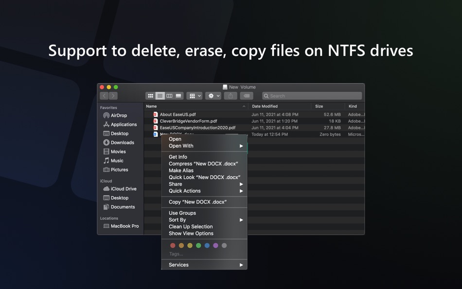 #3. EaseUS NTFS Writer (macOS) 게시자: EaseUS Software