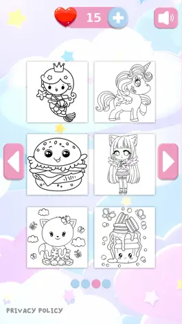 Game screenshot Kawaii coloring: Paint & Color hack