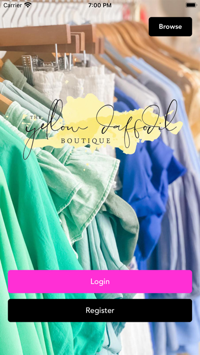 Yellow Daffodil Boutique Screenshot