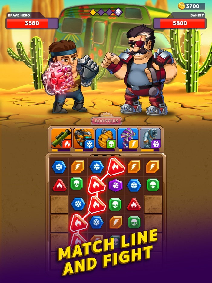 Battle Lines Puzzle Fighter