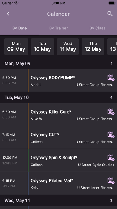 VIDA Fitness Official App Screenshot