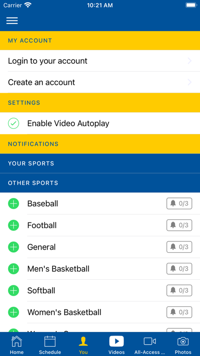 McNeese Athletics Screenshot