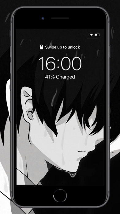 Black Otaku Anime Wallpapers Screenshot