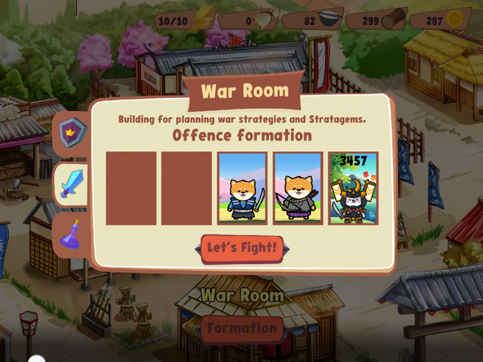 Samurai Doge Battlefield