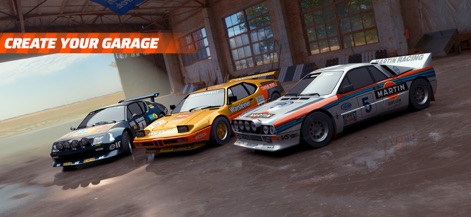 Rally One : Race to glory - Discover the extensive collection of classic rally cars available for users to manage and customize within their personal garage environment.