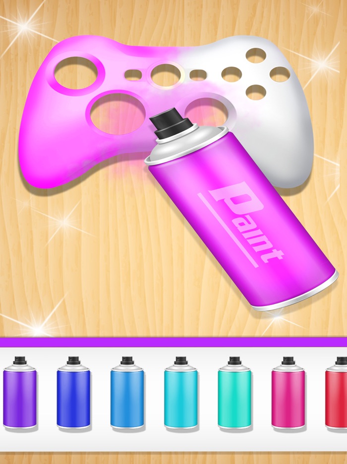 DIY Joystick Spray Paint Craft