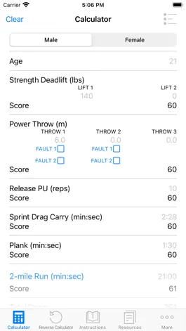 Game screenshot ACFT Calculator and Resources mod apk