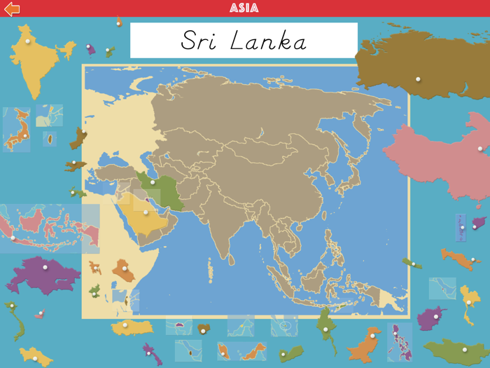 Asia - Montessori Geography