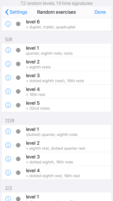 Rhythm Sight Reading Trainer Screenshot