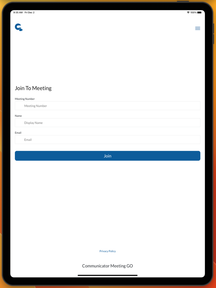 Communicator Meeting GO
