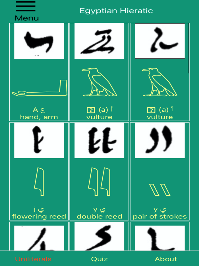 Nile Valley Hieroglyphs  More