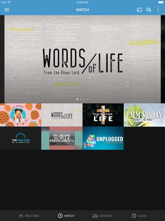 Plant City Church of God iPad screenshot 2 - Education app
