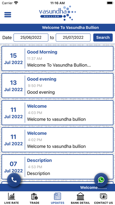 Vasundha Bullion Screenshot
