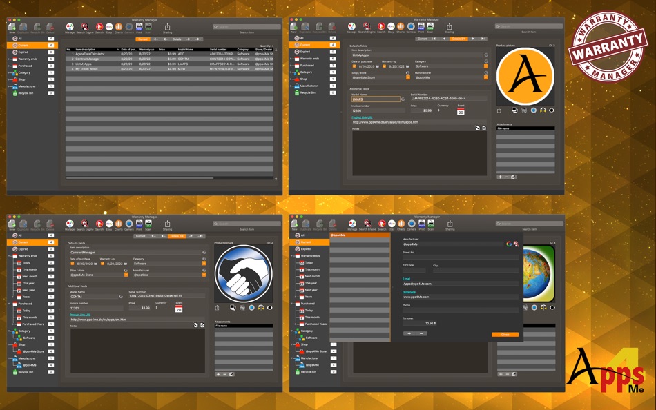 WarrantyManager - 3.7.0 - (macOS)