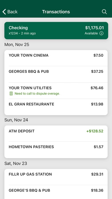 TCBT Mobile Banking Screenshot