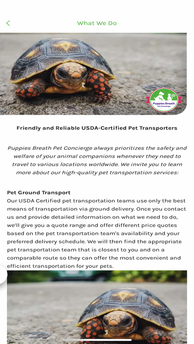 Puppies Breath Pet Concierge Screenshot