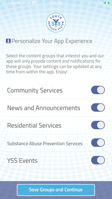 YSS Connect Screenshot