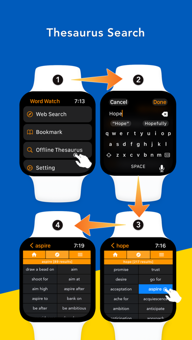 Screenshot #2 pour Word Watch - Wrist Dictionary