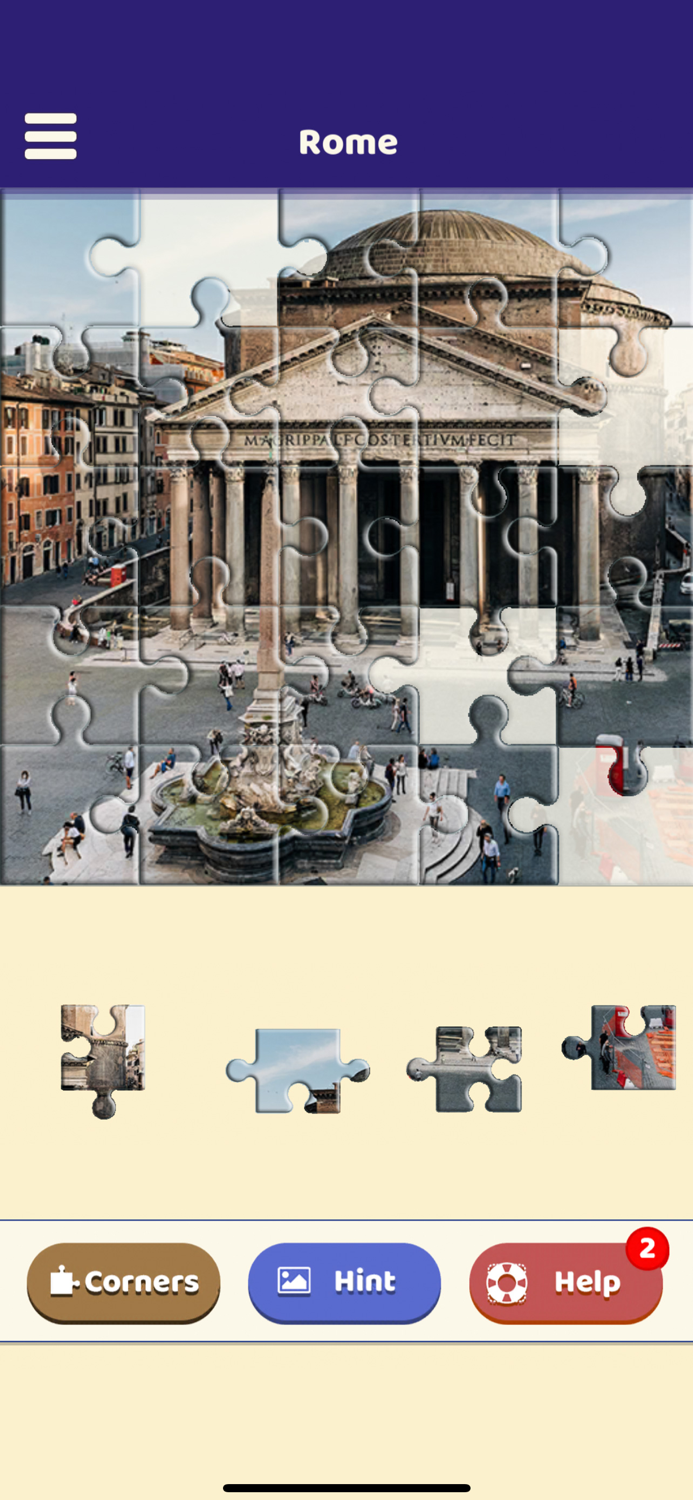 Rome Sightseeing Puzzle