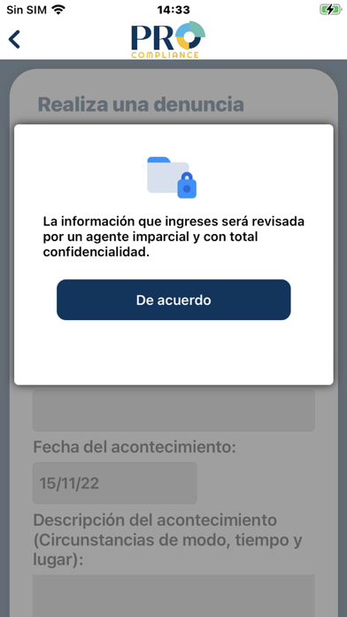 Pro Compliance Screenshot